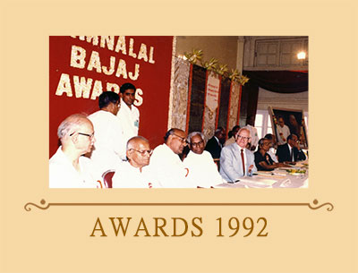 JB Awards 1992