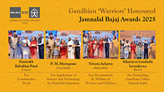 Jamnalal Bajaj Awards 2025 - Award Ceremony