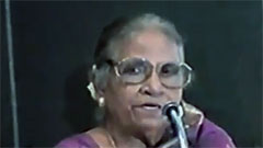 Rajammal P. Devadas - Recipient, JBA 1998