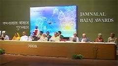 Jamnalal Bajaj Awards 2008 - Award Ceremony