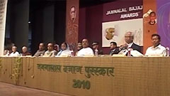 Jamnalal Bajaj Awards 2010 - Award Ceremony